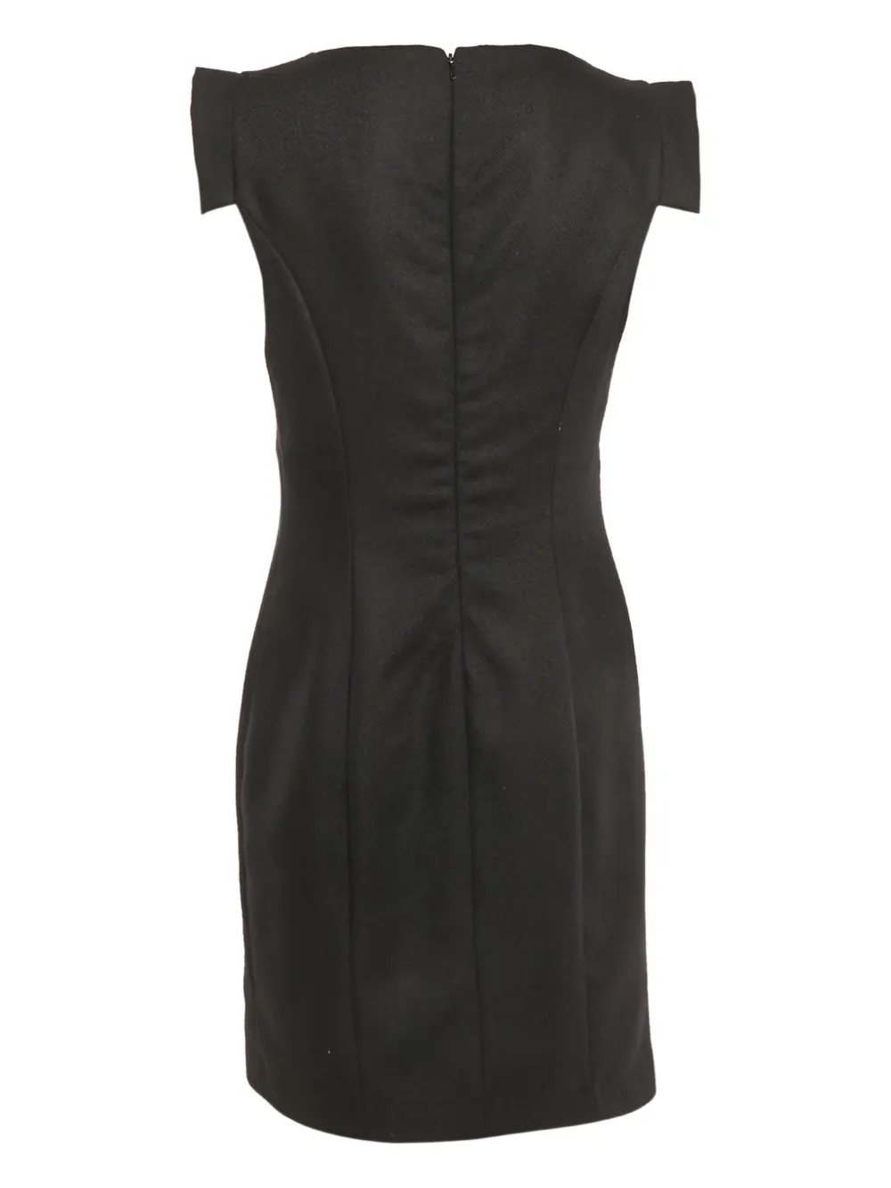 Versace Pre-Owned wool embellishment dress - Zwart