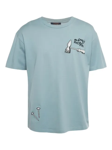 Louis Vuitton Pre-Owned printed cotton T-shirt