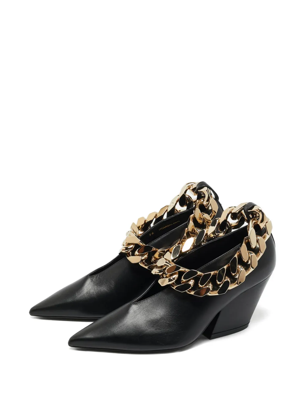 Burberry Pre-Owned chain-link pumps - Zwart