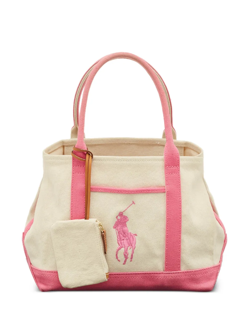 Polo Ralph Lauren canvas top-handle tote bag - Toni neutri