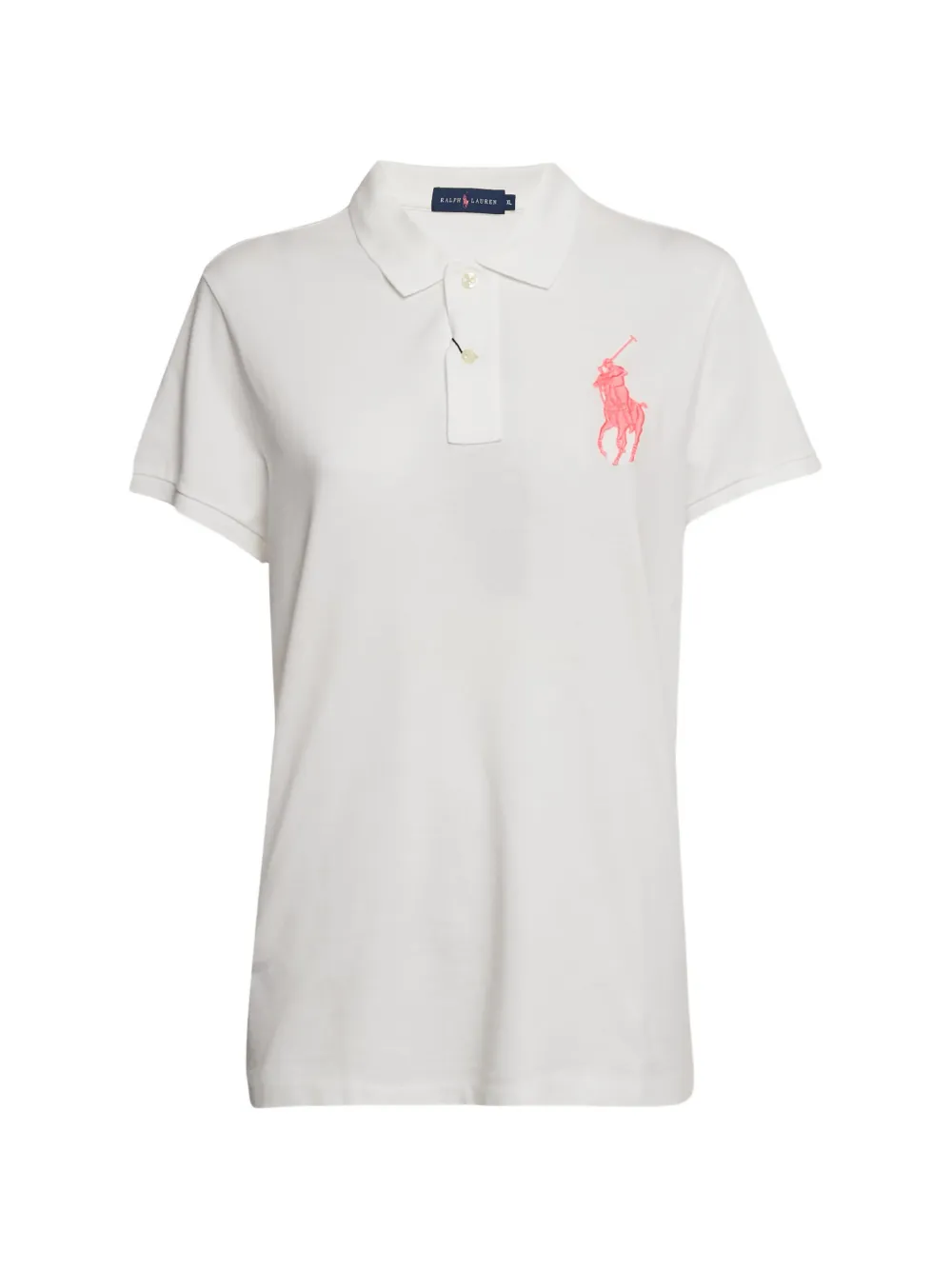 Polo Ralph Lauren logo-embroidery polo top - Bianco