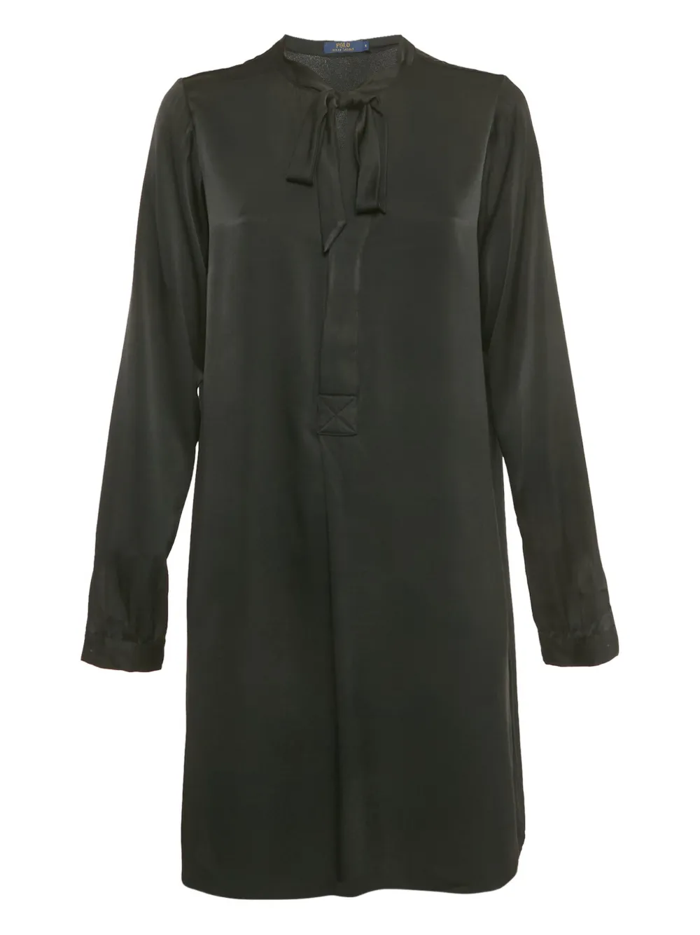 Polo Ralph Lauren tie black mini dress - Nero