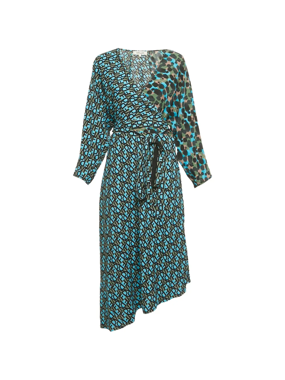 DVF Diane von Furstenberg Eloise printed midi dress - Blu
