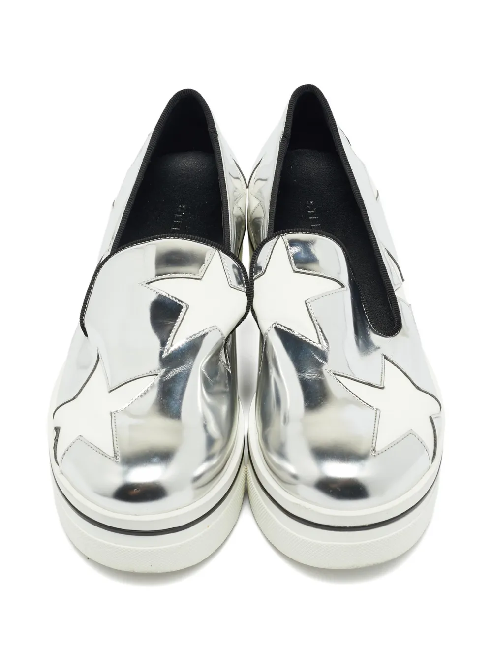 Stella McCartney Pre-Owned Binx star-detail shoes - Zilver