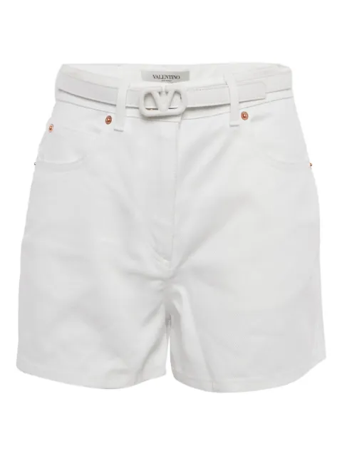 Valentino Pre-Owned belted five-pockets shorts