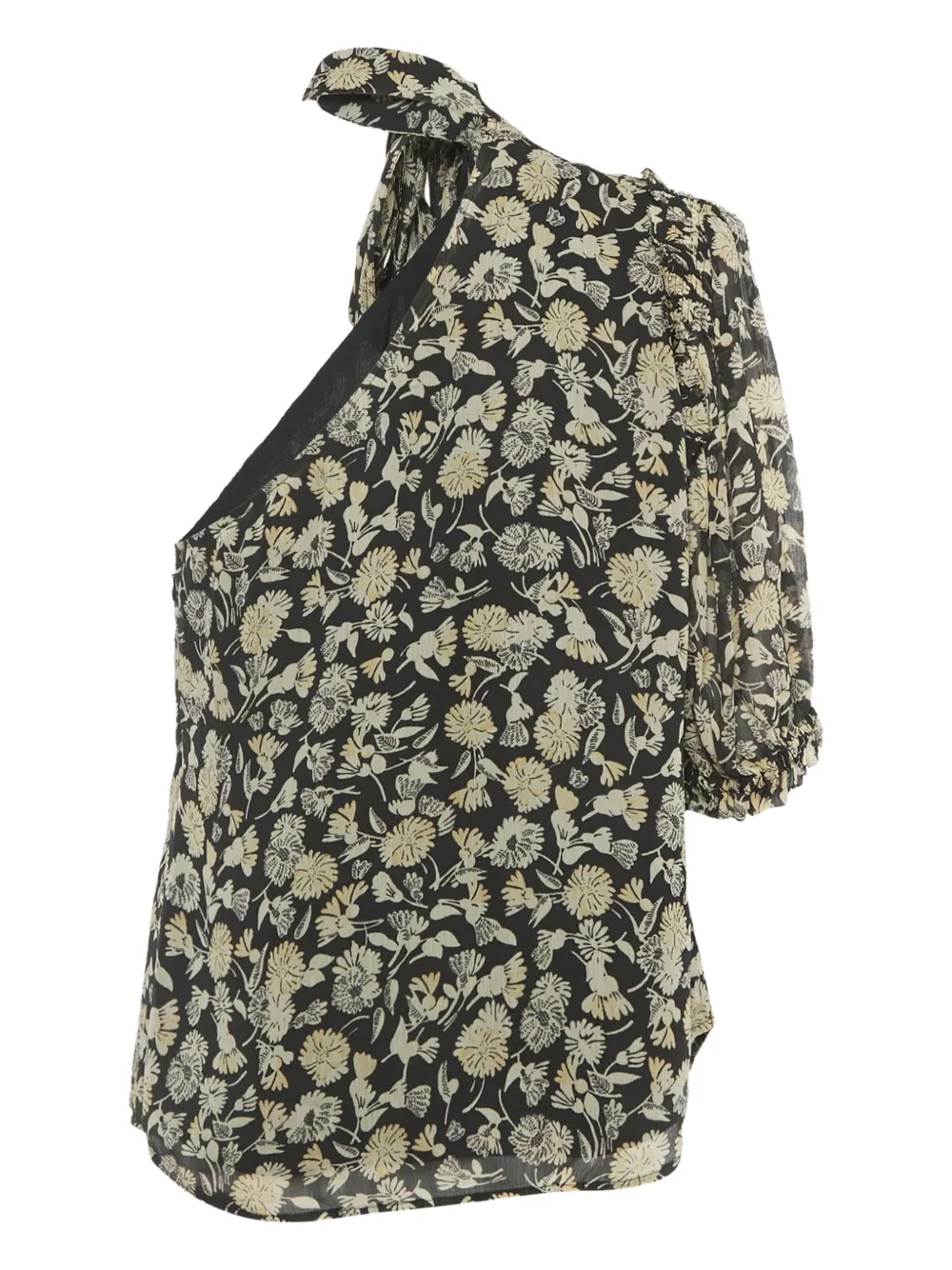 Polo Ralph Lauren floral one-shoulder top - Nero