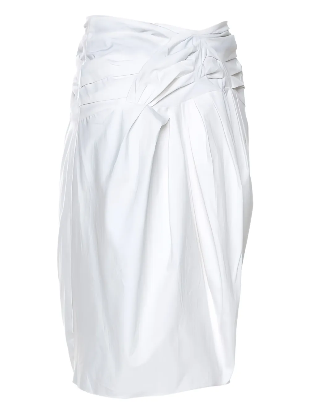 Christian Dior Pre-Owned bow midi skirt - Wit