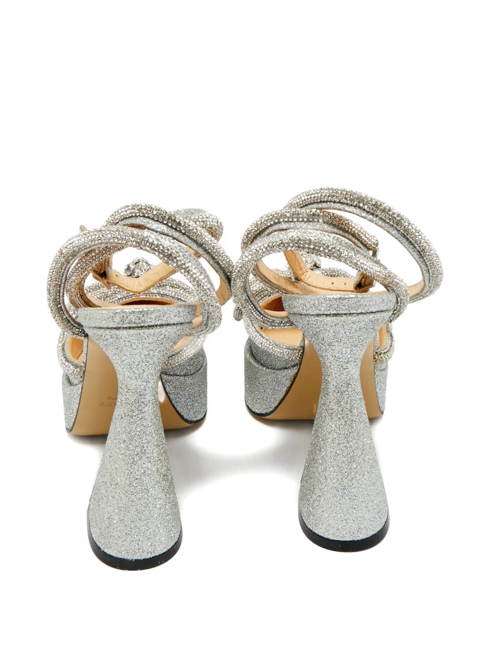 MACH & MACH Double Bow glittered pumps | Image 2