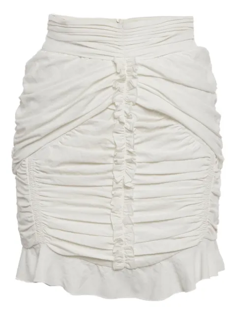 ISABEL MARANT ruched ruffled mini skirt
