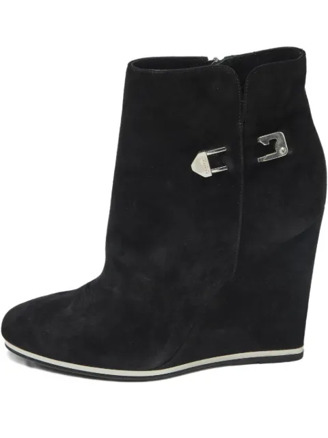 Le Silla wedge suede ankle boots