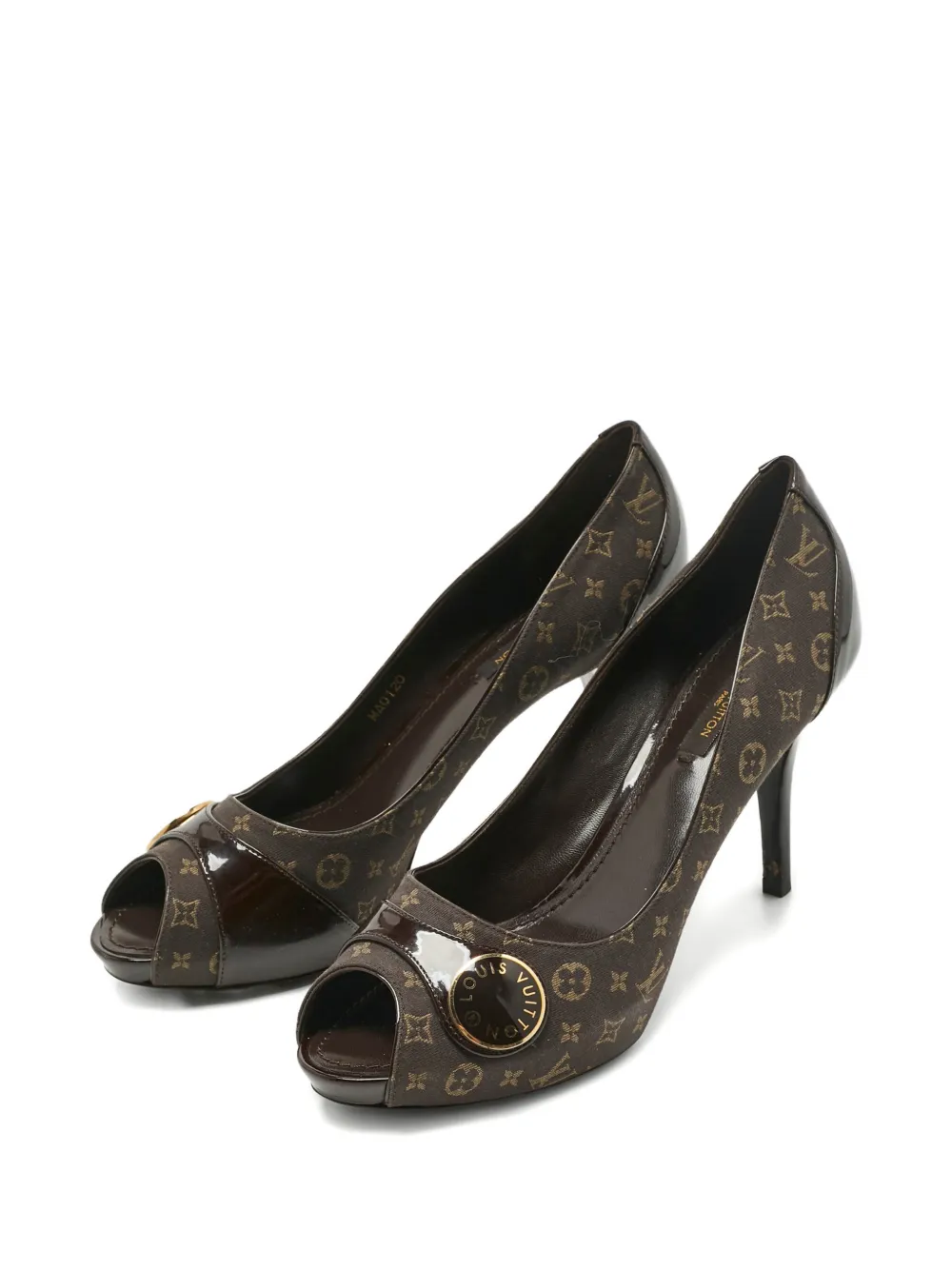 Louis Vuitton Pre-Owned Judy peep-toe sandals - Bruin