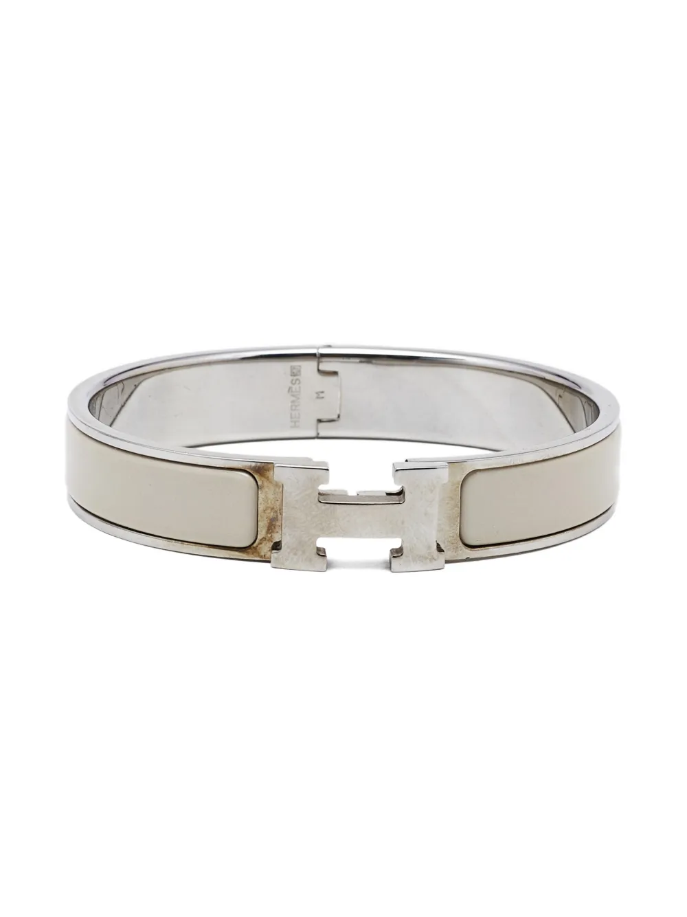 Hermès Pre-Owned Bracciale Clic H - Argento
