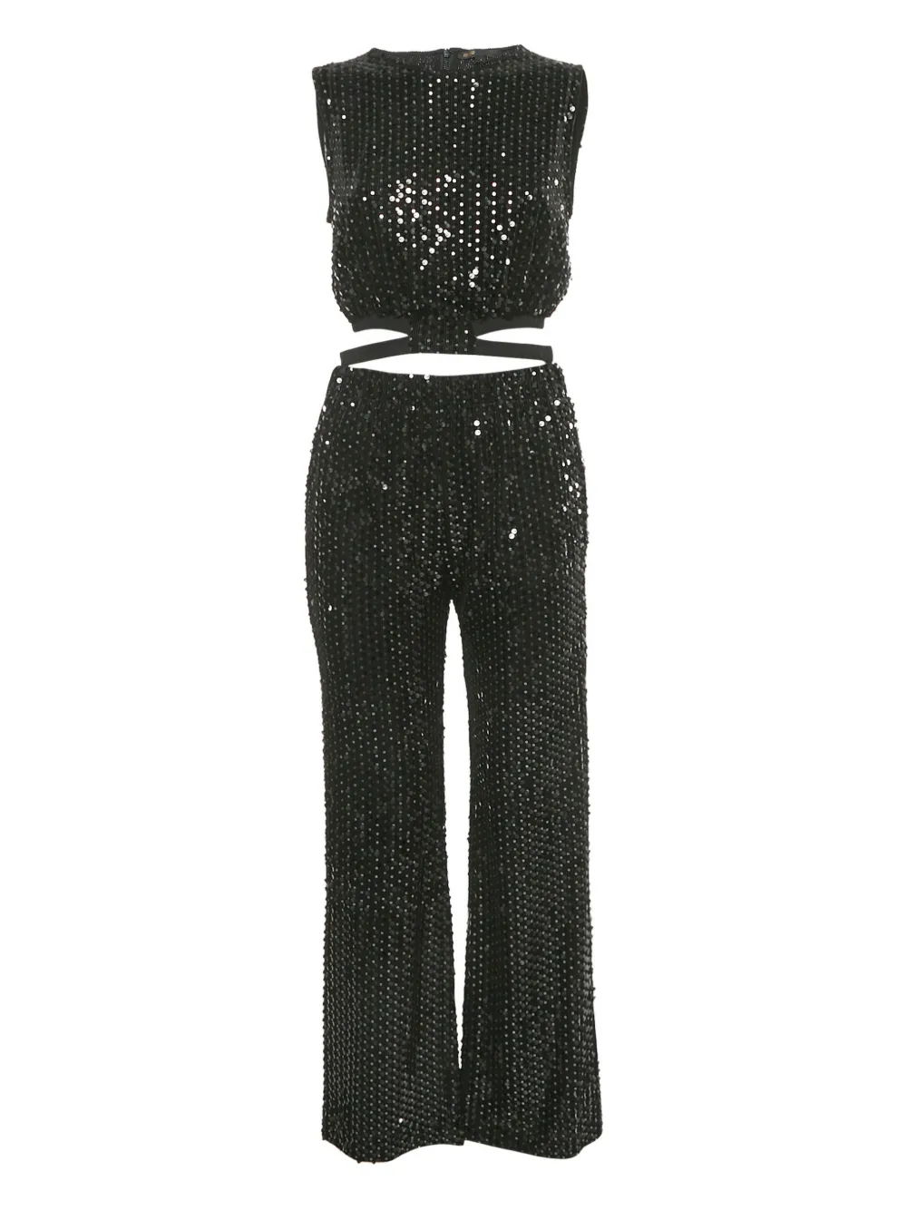 Maje sequinned two-piece suit - Nero
