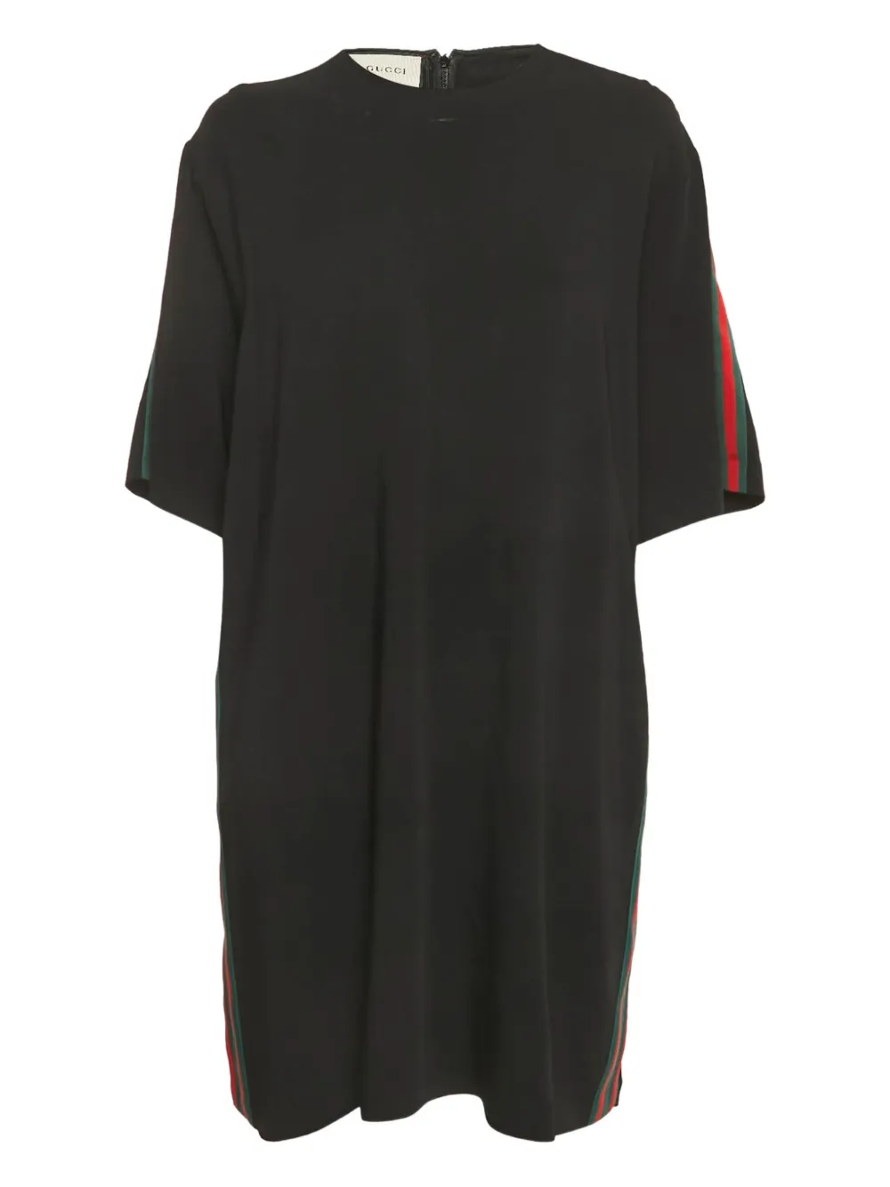 Gucci Pre-Owned stripe-detail mini dress - Nero