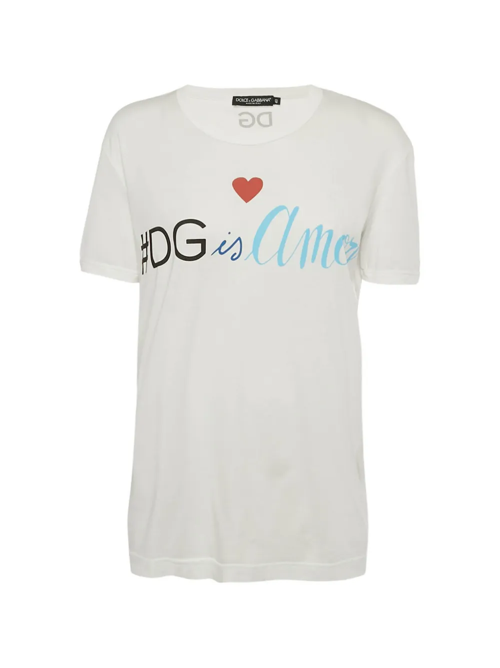 Dolce & Gabbana Pre-Owned T-shirt con logo - Bianco