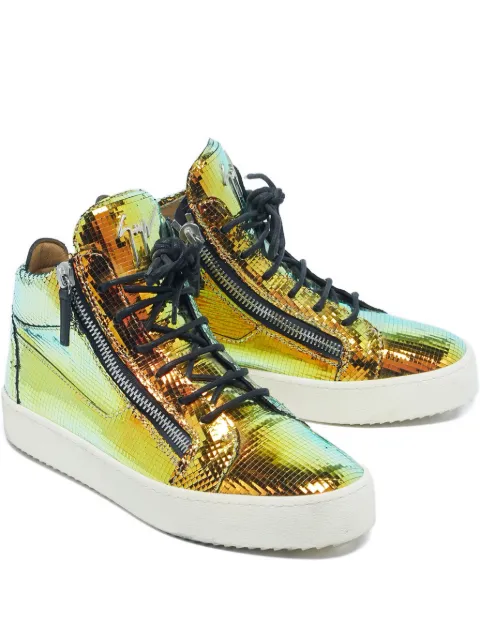 Giuseppe Zanotti Vintage Kriss leather zip-detail sneakers
