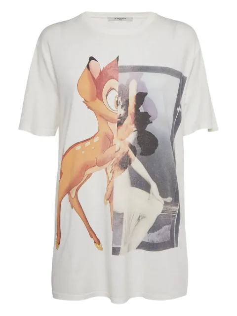 Givenchy Pre-Owned Bambi-print crew-neck T-shirt
