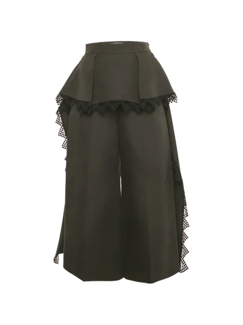 Alexander McQueen Pre-Owned cotton lace trousers