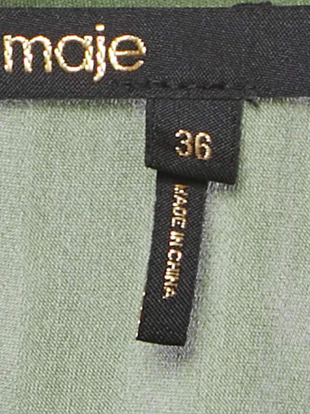 Maje satin-effect elastic-waist jumpsuit | Image 2