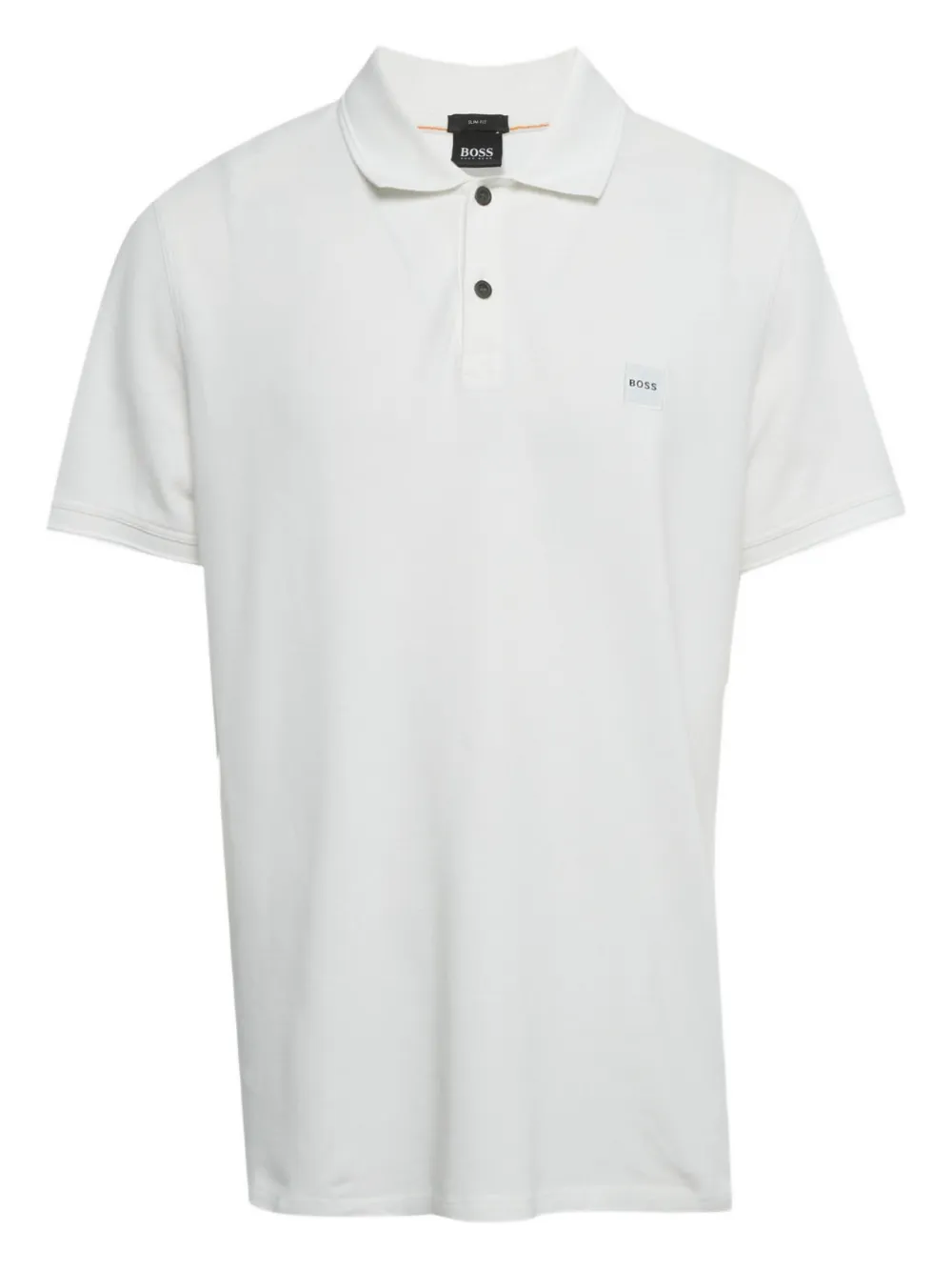 BOSS piqué slim-fit polo shirt - Weiß