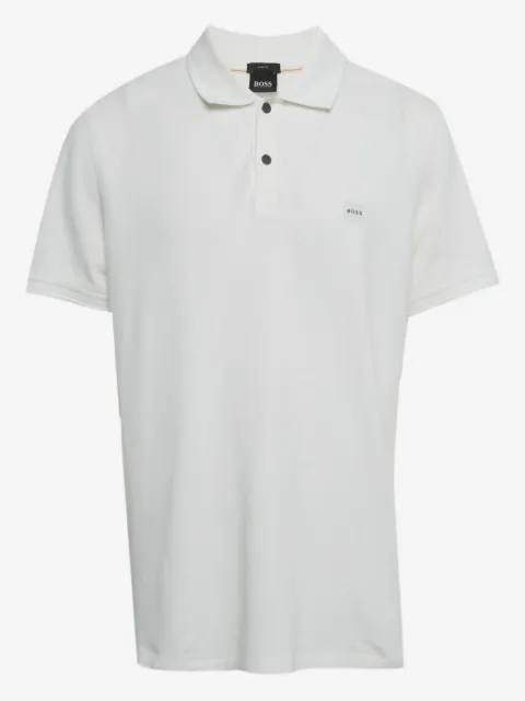 BOSS playera tipo polo de piqué slim