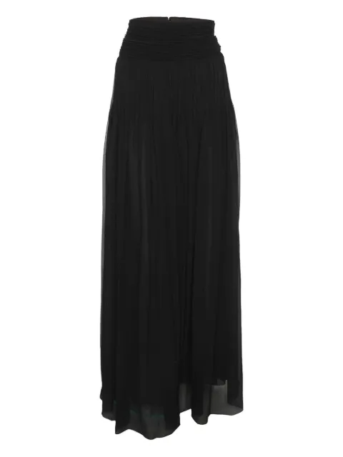 Chloé Pre-Owned pleated midi skirt