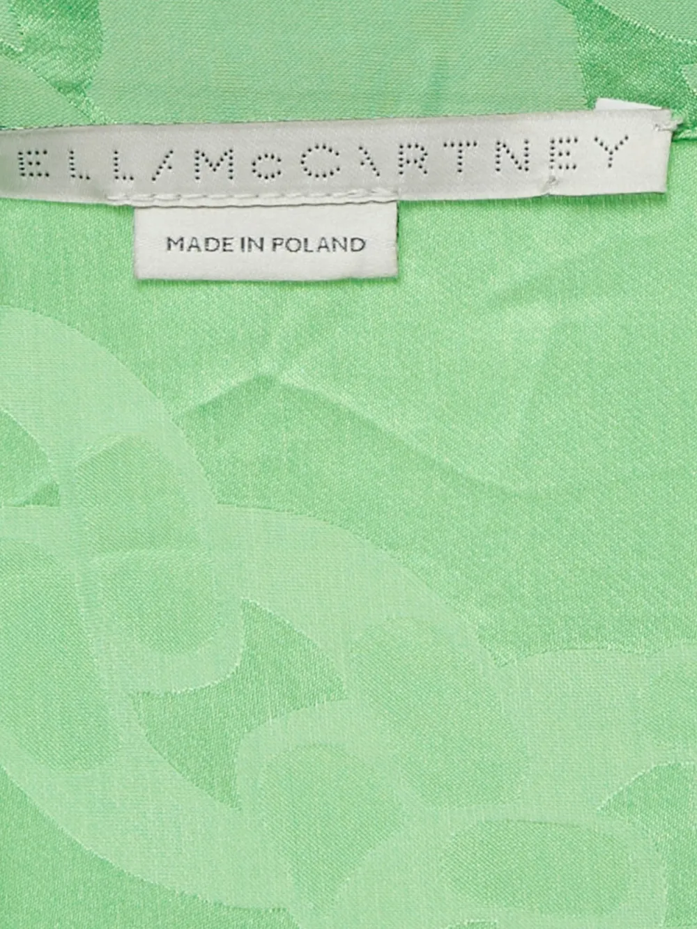 Stella McCartney Pre-Owned jacquard-pattern jumpsuit - Groen