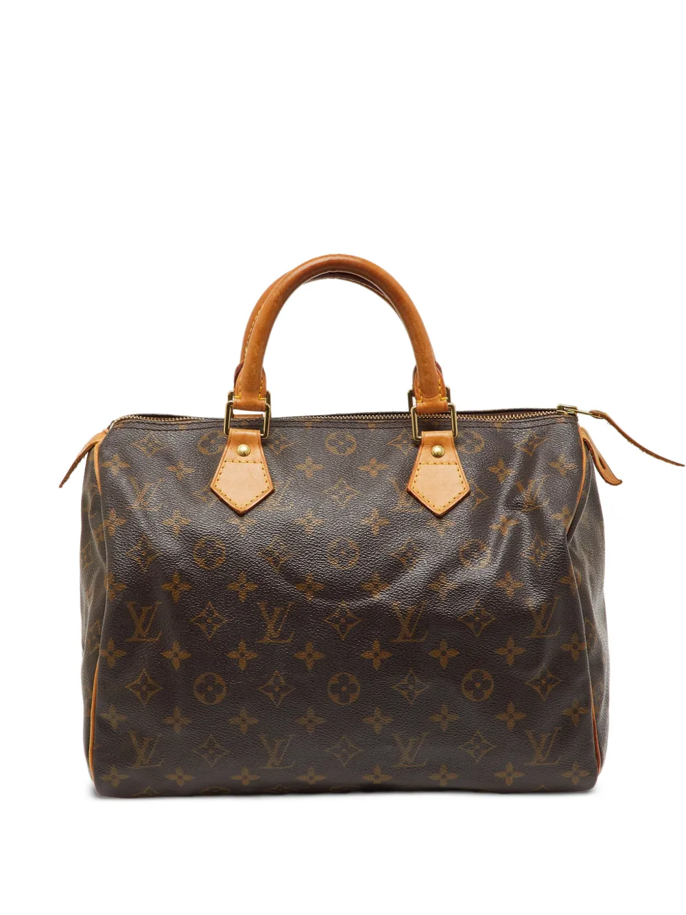 Louis Vuitton Pre-Owned Borsa tote Speedy 30 con monogramma 2001 - Marrone
