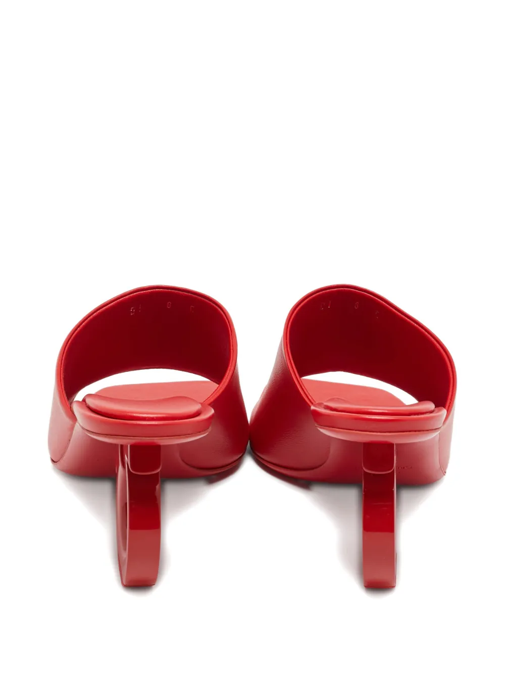 Ferragamo Pre-Owned Astro leather slides - Rood