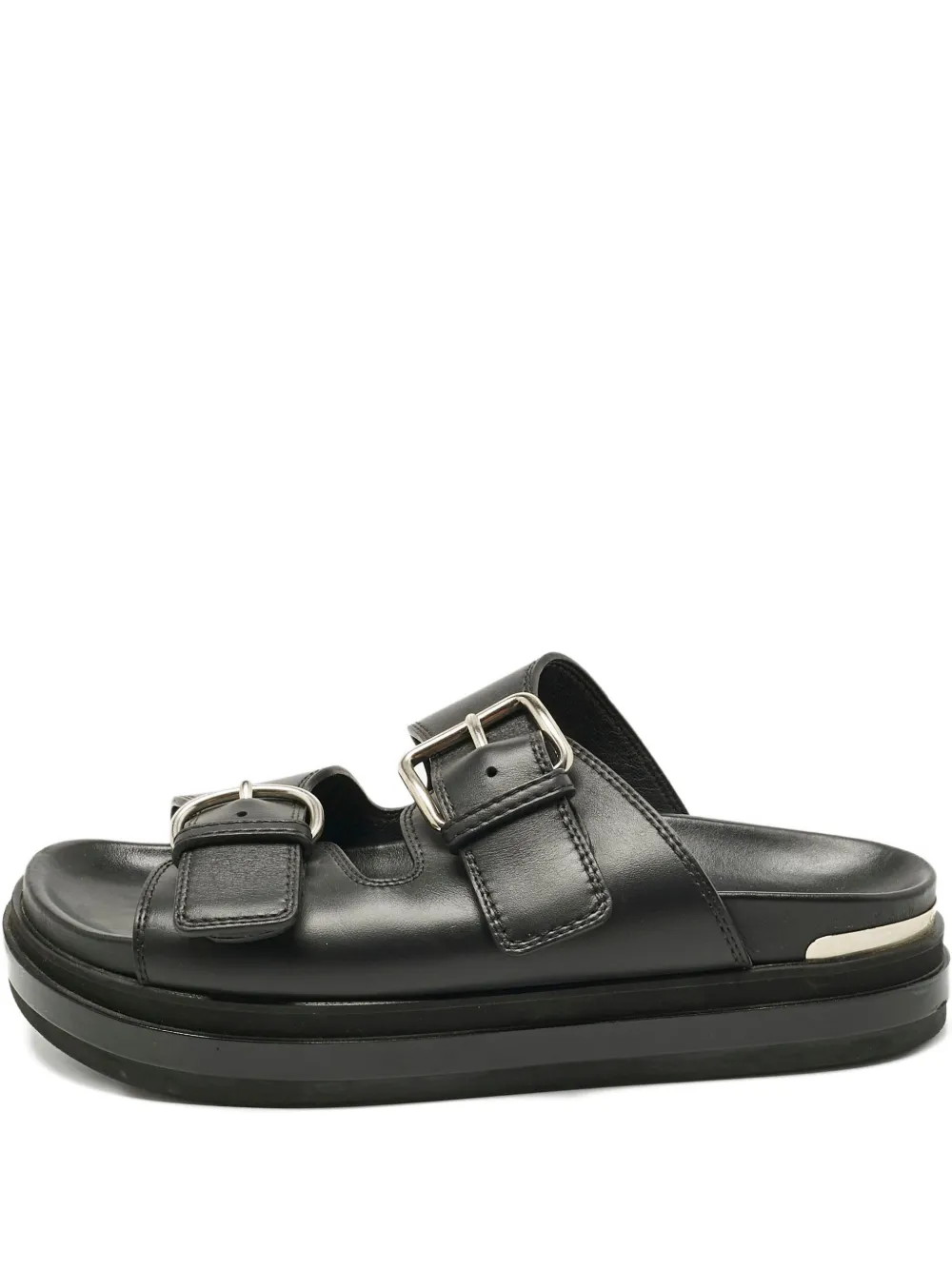 Alexander McQueen Pre-Owned leather sandals - Schwarz