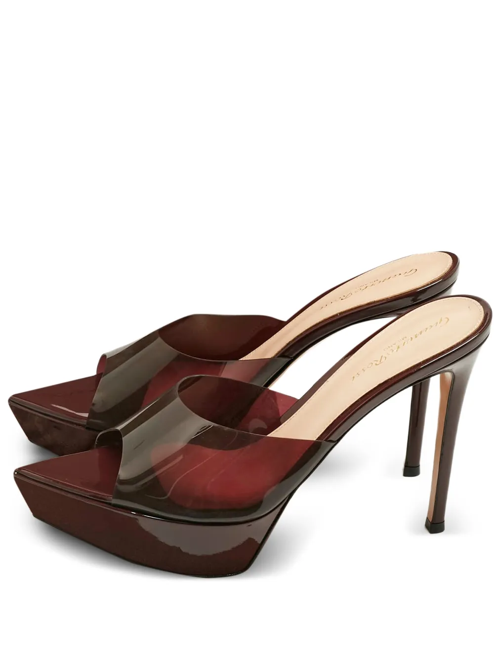 Gianvito Rossi Betty mules - Rot