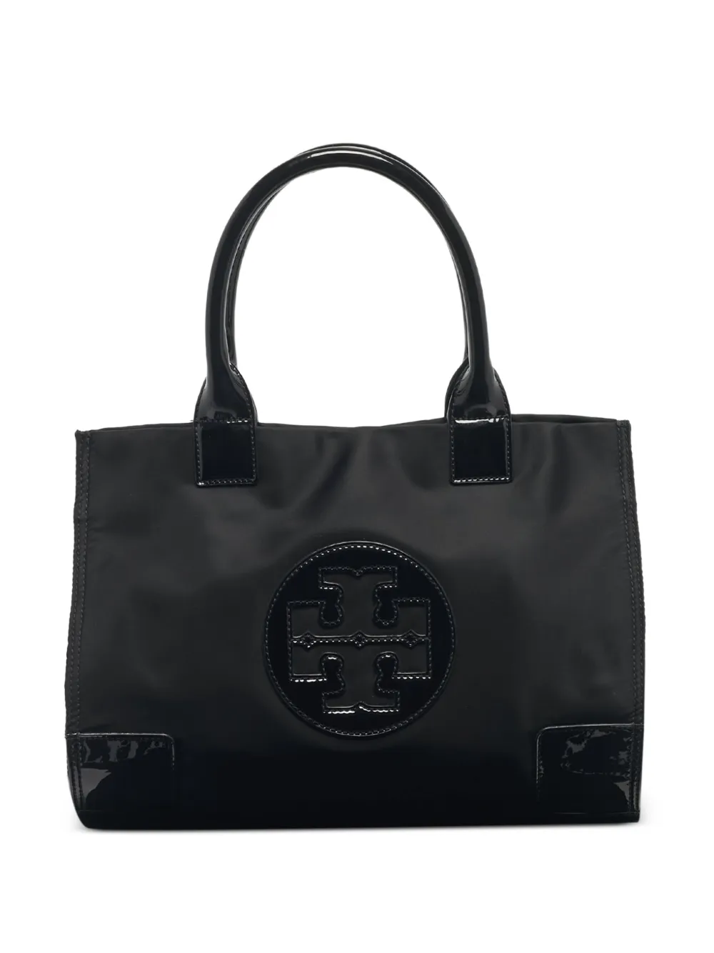 Tory Burch medium Ella leather-trim tote bag - Nero