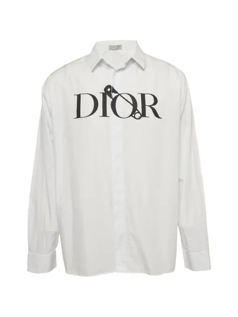Christian Dior Pre-Owned logo-print shirt