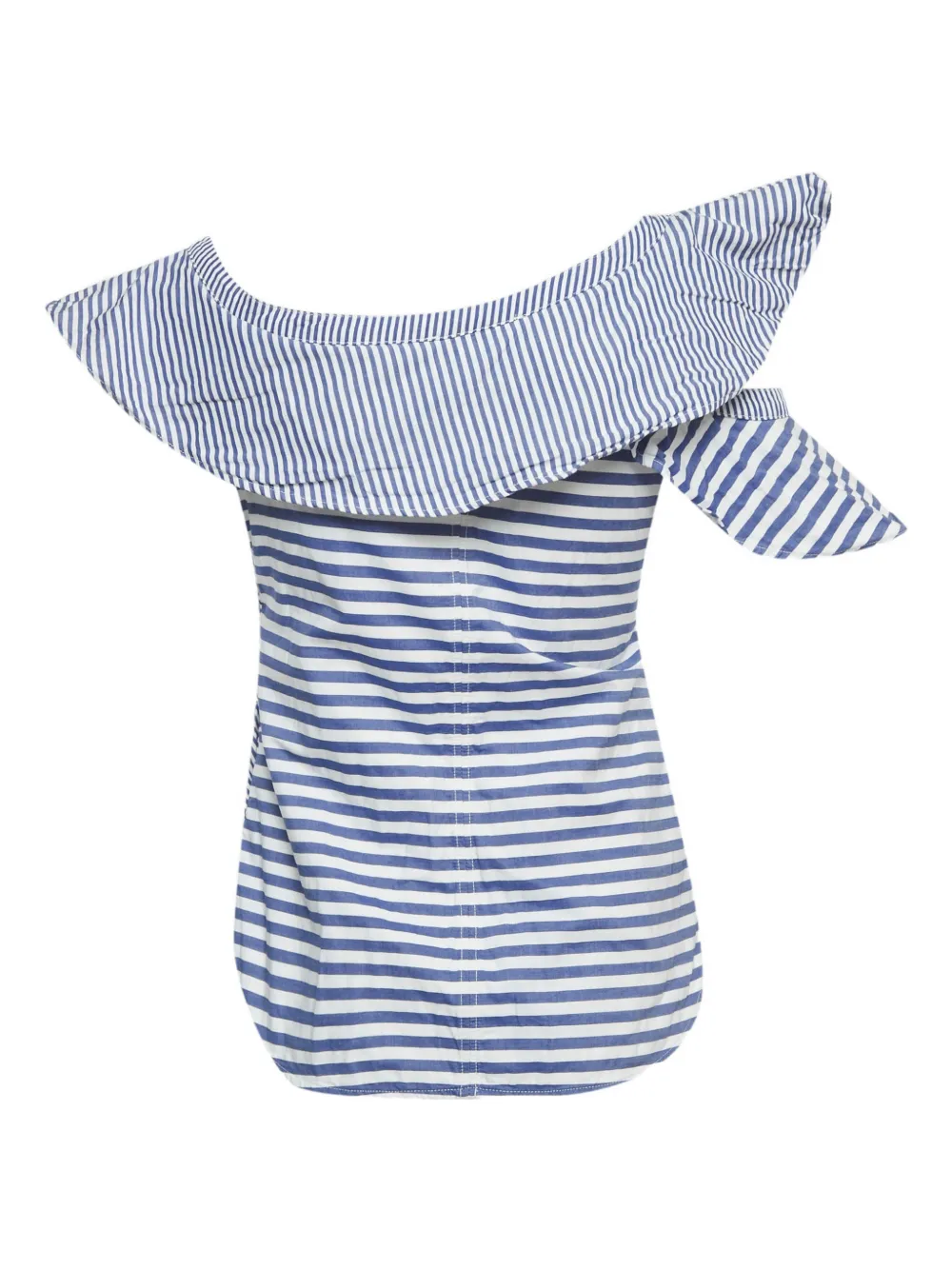 Self-Portrait asymmetric striped top | Image 2