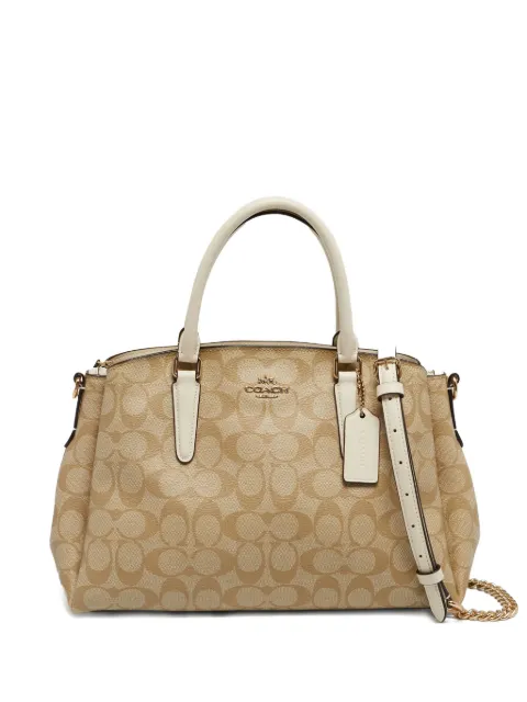 Coach Vintage canvas carryall tote bag