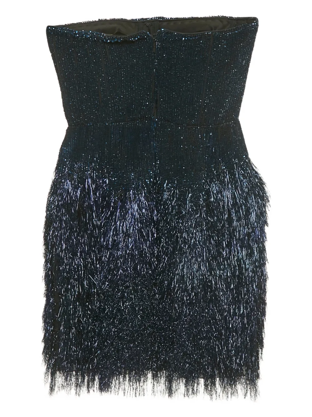 Roberto Cavalli Abito corto senza spalline - Blu