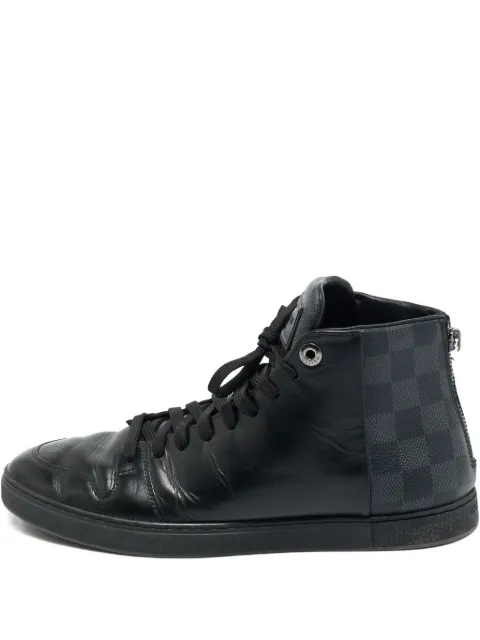 Louis Vuitton Pre-Owned Damier Graphite high-top sneakers