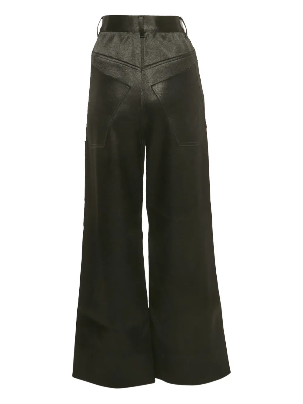 Off-White Pre-Owned belt-loops trousers - Zwart