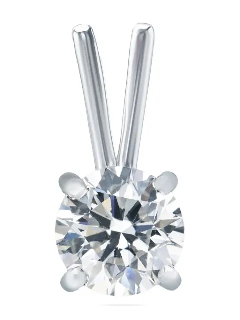 The Row Pre-Owned 18K white gold diamond pendant necklace