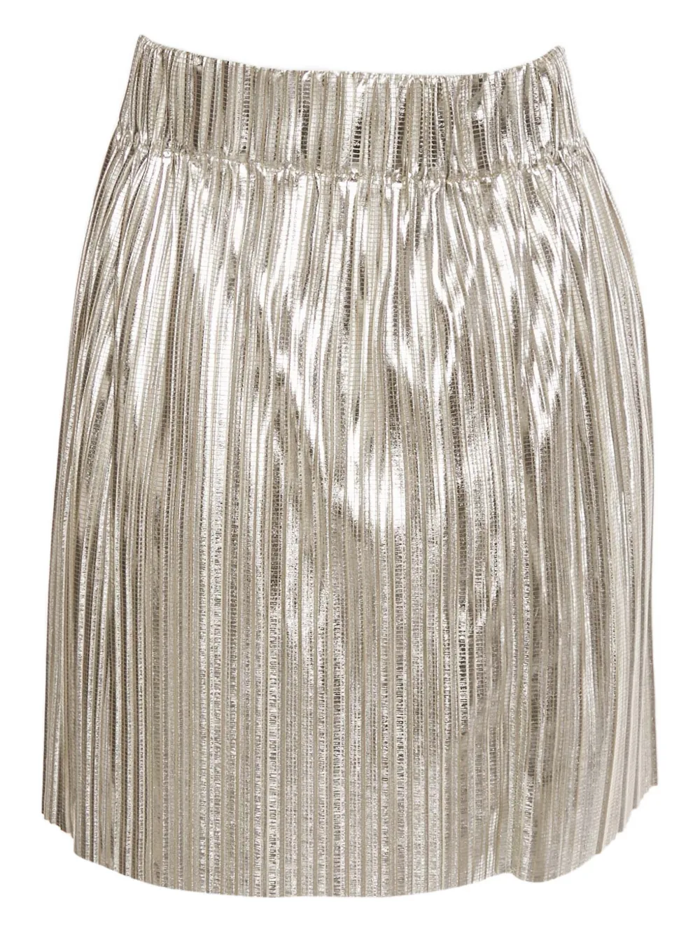 ISABEL MARANT pleated mini skirt - Argento