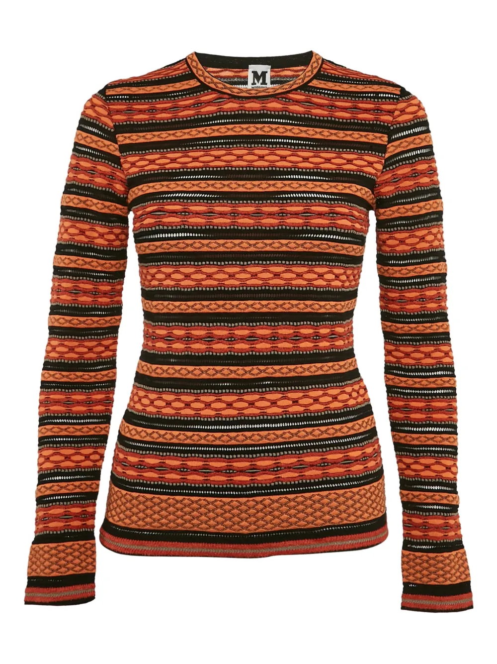 Missoni Pre-Owned patterned sweater | Orange | Image 1