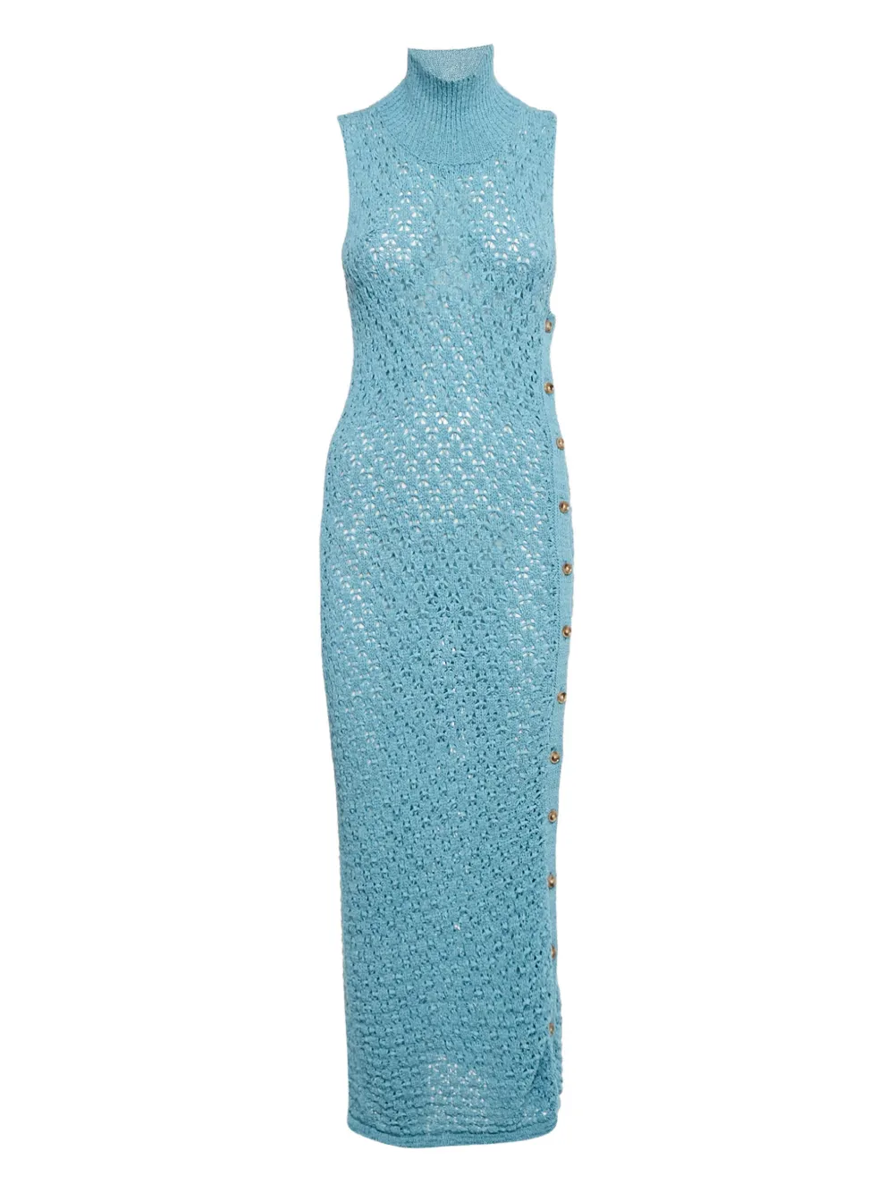 ROTATE BIRGER CHRISTENSEN Tessa high-neck midi dress | Blue | Image 1