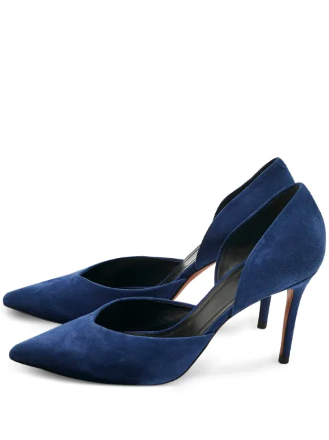 Celine Pre-Owned D'orsay suede pumps