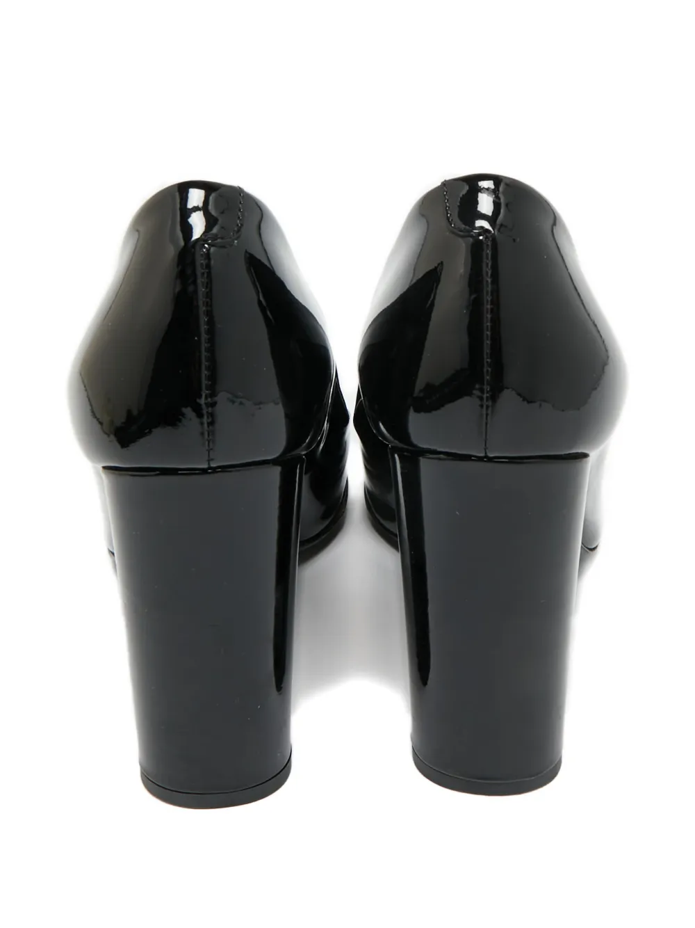 Burberry Pre-Owned patent leather pumps - Zwart