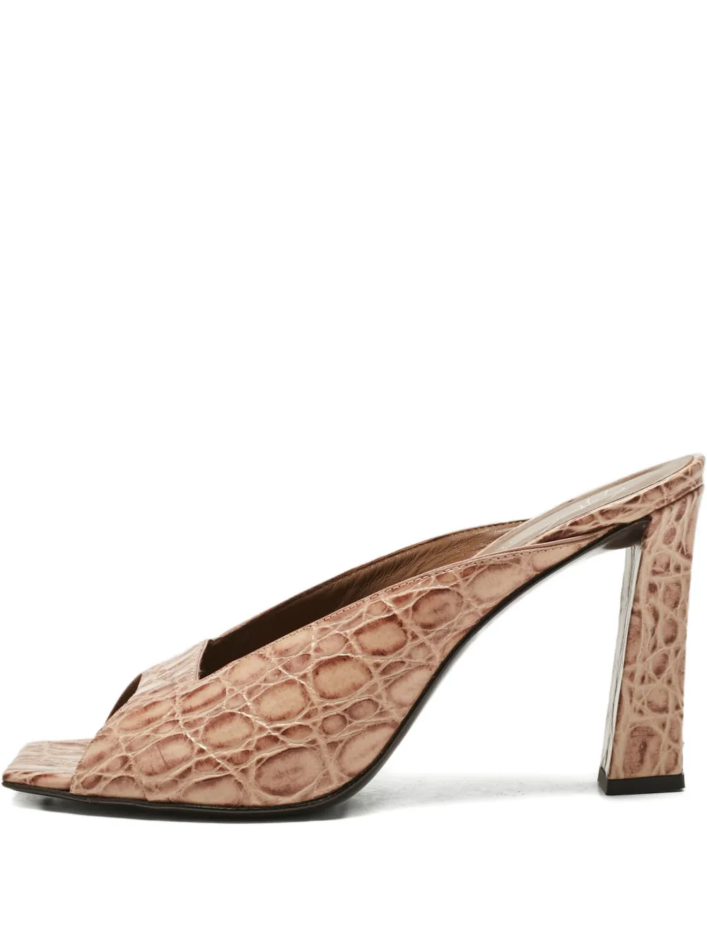 Giuseppe Zanotti Vintage Mya embossed-leather sandals - Toni neutri