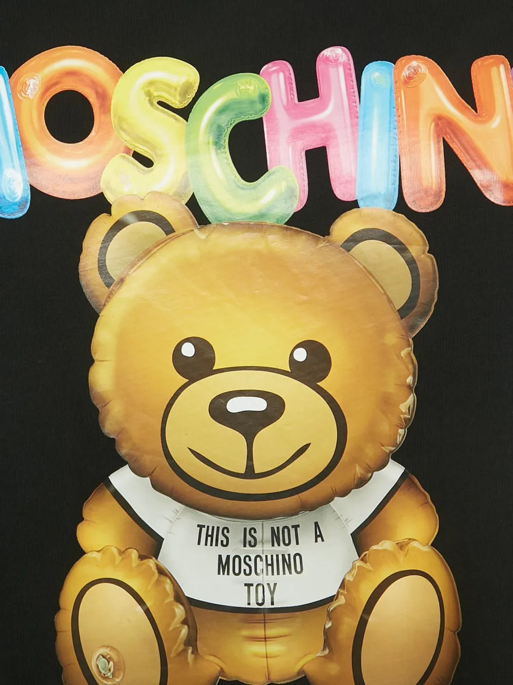 Moschino Pre-Owned teddy-print dress - Zwart