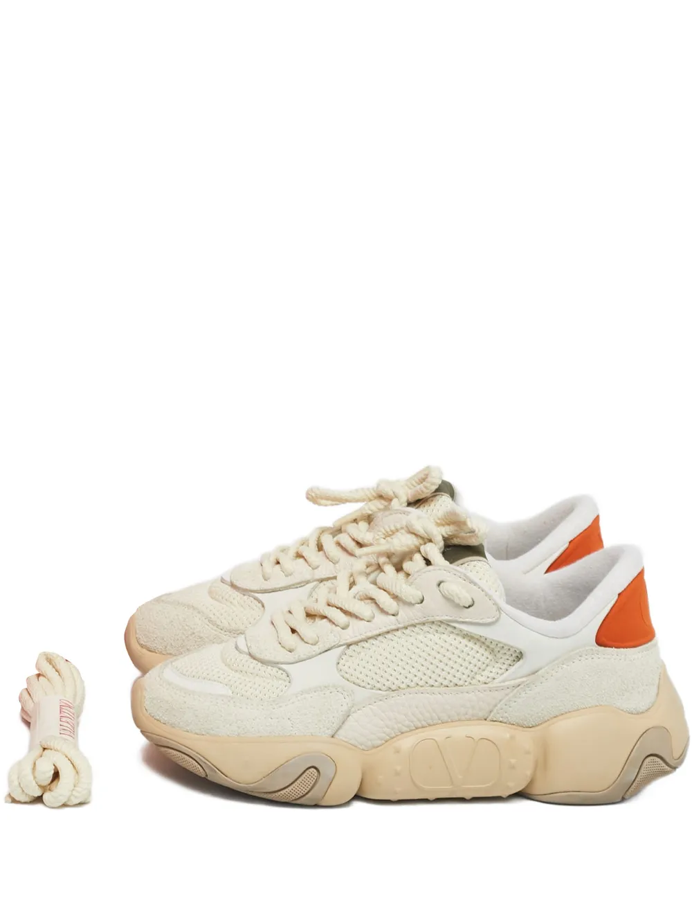 Valentino Garavani Pre-Owned Sneakers mit Logo-Detail - Nude