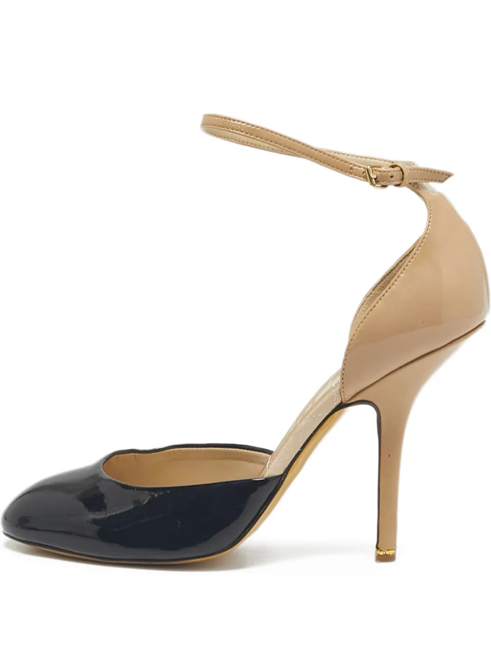 Stella McCartney Pre-Owned D'orsay patent-finish pumps - Nero