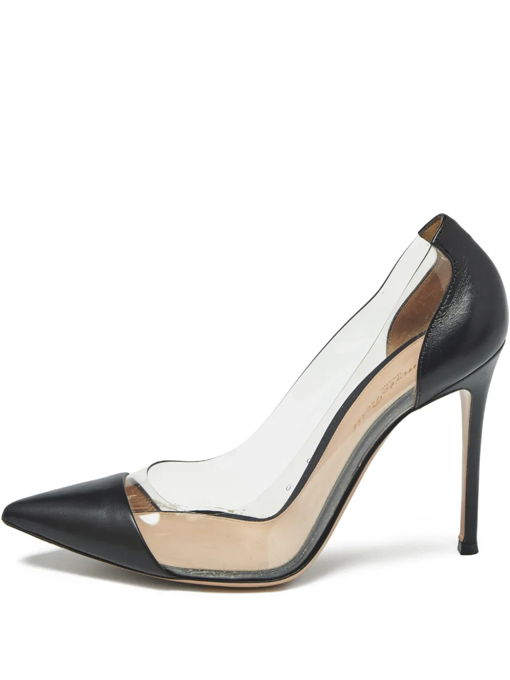 Gianvito Rossi Plexi point-toe pumps - Weiß