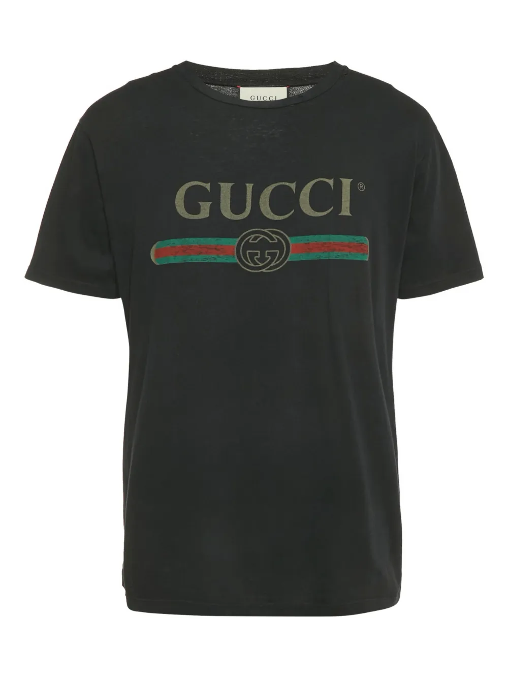 Gucci Pre-Owned logo-print T-shirt - Nero